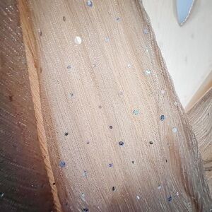 Baltic Born Champagne Sequin Gown XXL